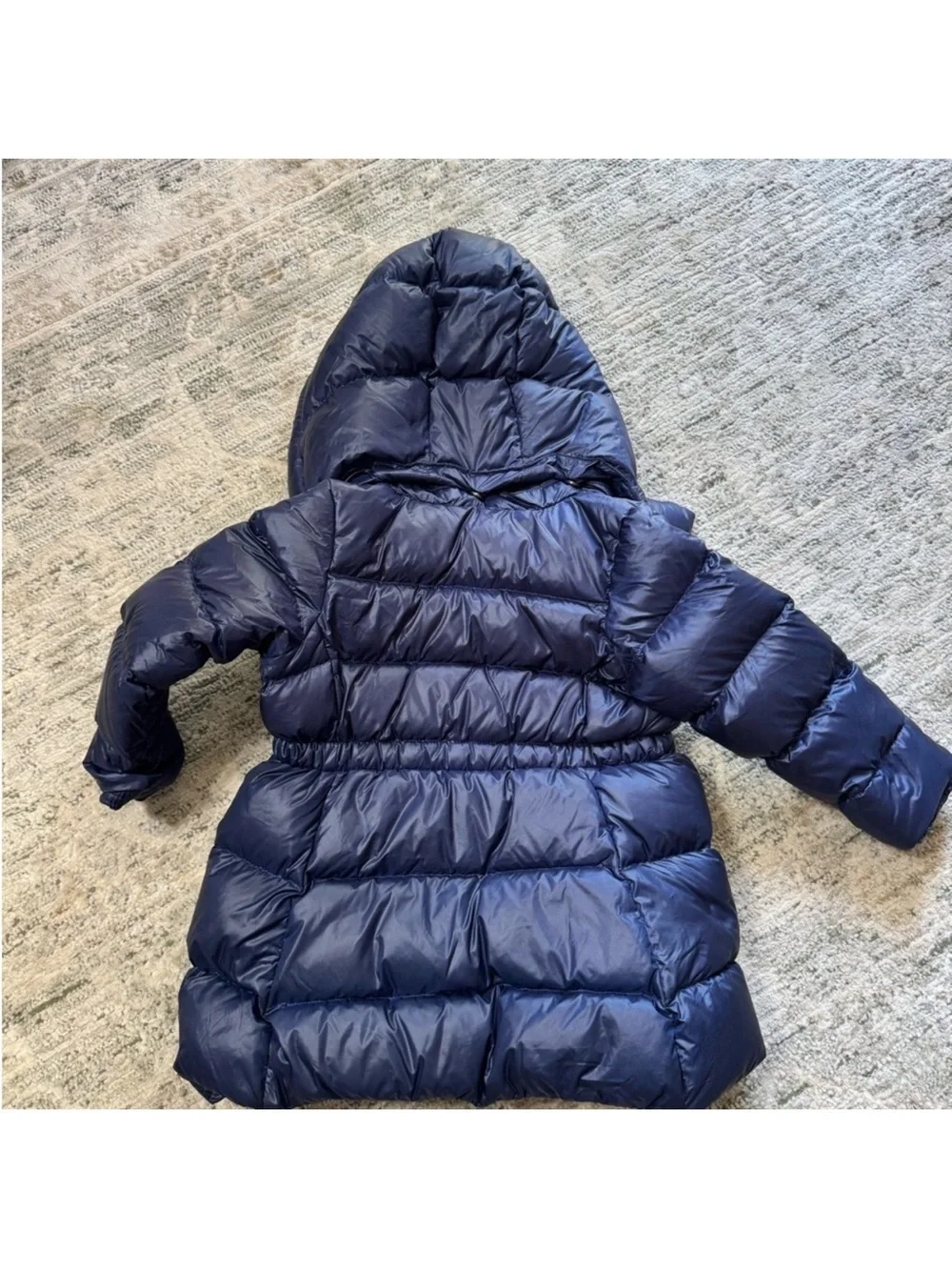 Polo by Ralph Lauren Girls' Navy Hooded Puffer Jacket